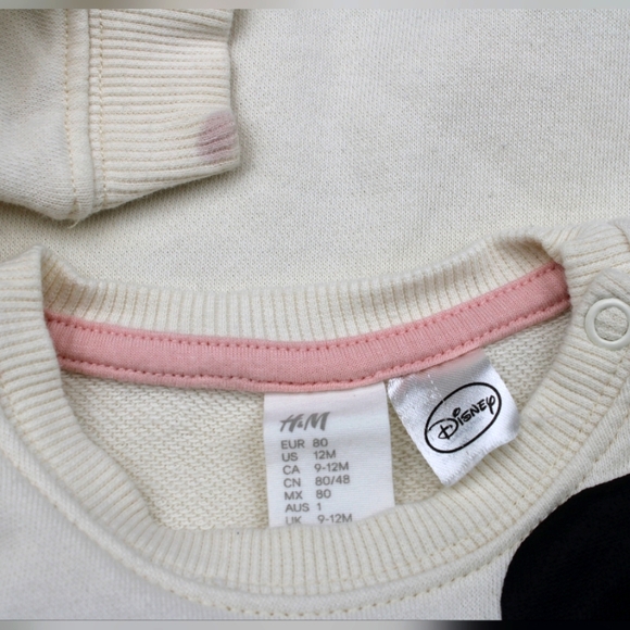 Baby Girls 12M Sweatshirt Bundle – 2 Pieces – Pink - Picture 4 of 6